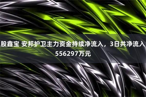 股鑫宝 安邦护卫主力资金持续净流入，3日共净流入556297万元