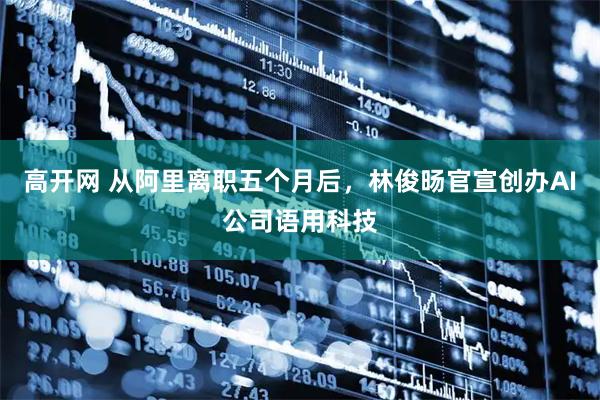 高开网 从阿里离职五个月后，林俊旸官宣创办AI公司语用科技